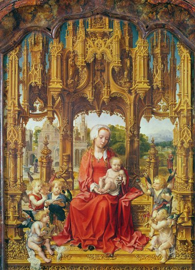 Central Panel of the Malvagna Triptych, c.1513-15 by Jan Gossaert